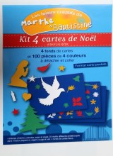 Loisir créatif : lot de 5 cartes de voeux à fabriquer sois-même.